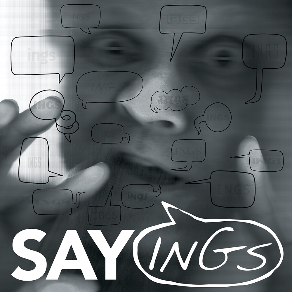 Jeff Kern design book cover for "Sayings"