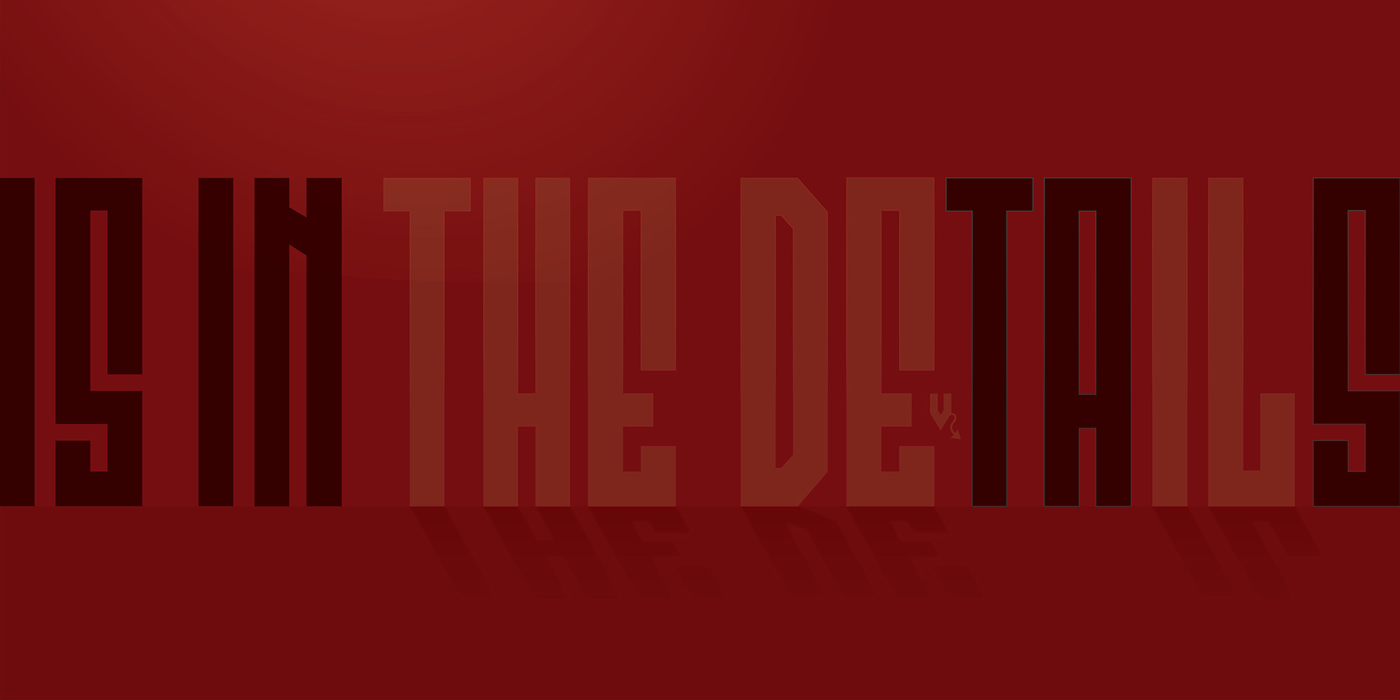 Jeff Kern design for "Devil in the Details"