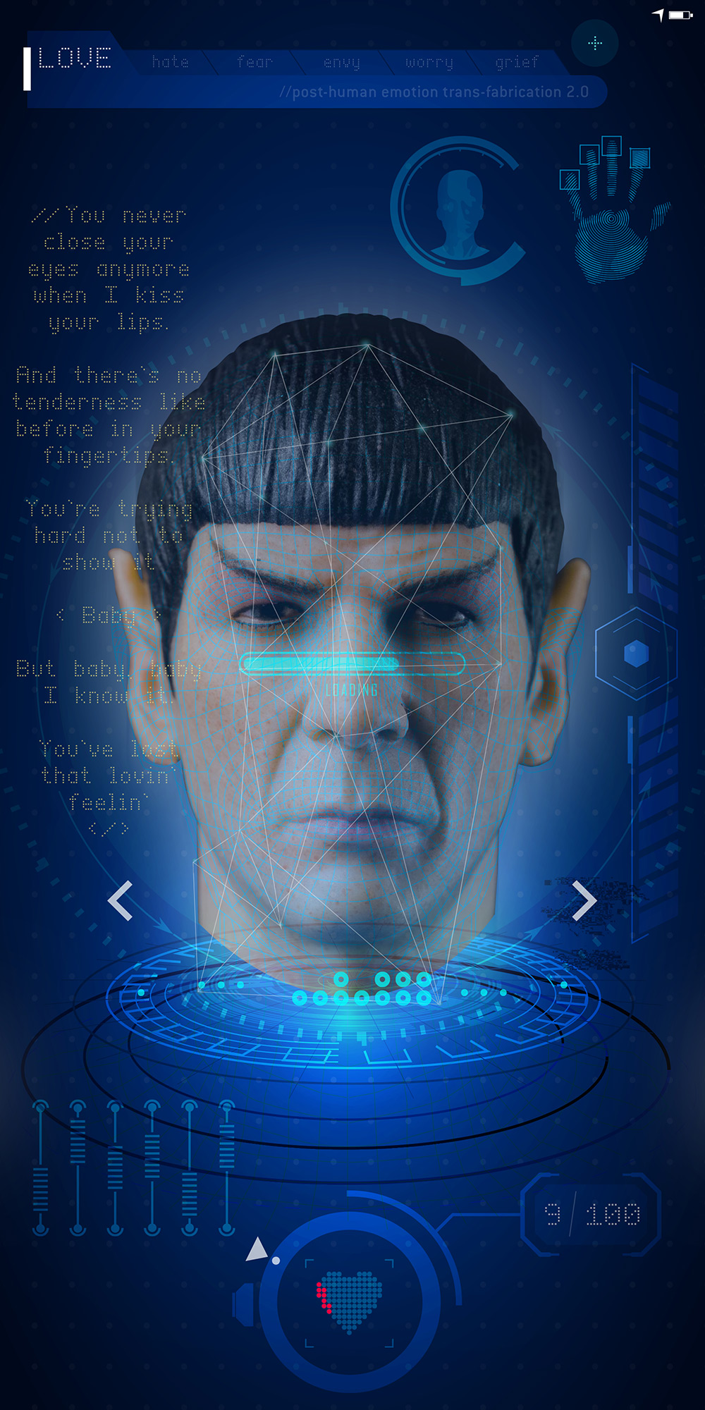 Jeff Kern design for "Mr Spock"