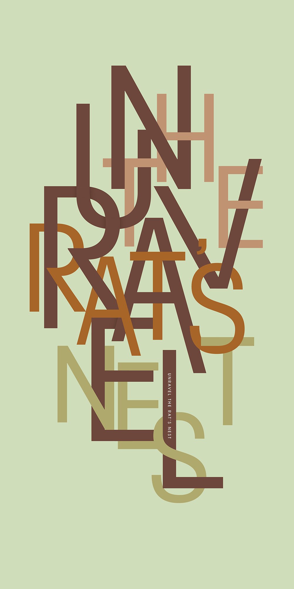 Jeff Kern design for "Unravel the Rats Nest"